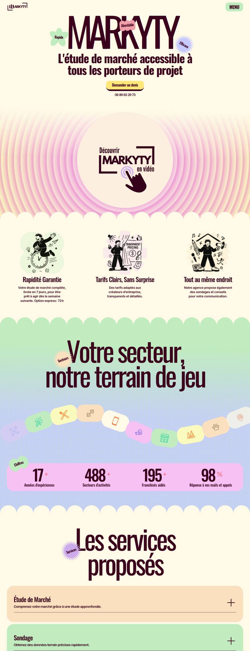 Aperçu du site markyty.com